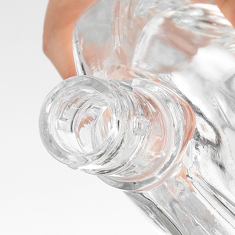 Crystal brandy glass bottle