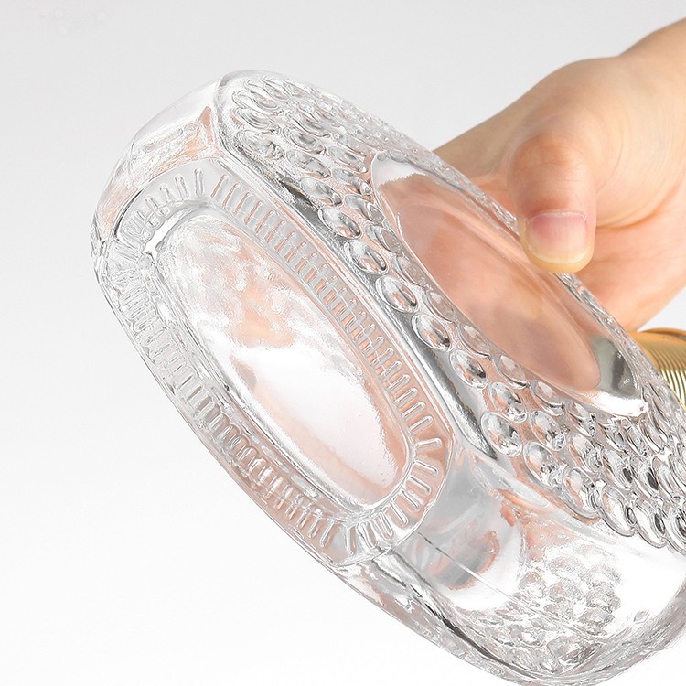 Crystal brandy glass bottle