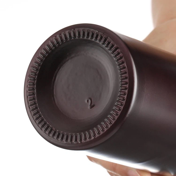 black glass wine bottles