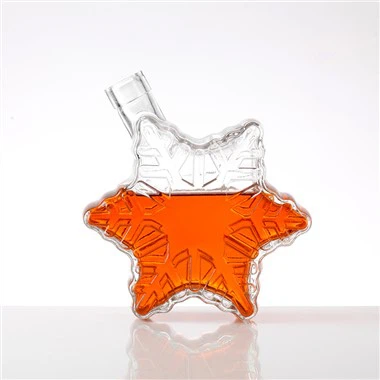 700 ml tukšas stikla spirta pudeles