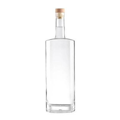 500 ml plakanas mutes vīna stikla pudele